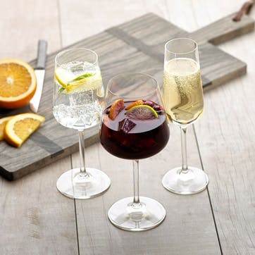 Set of 4 Champagne flutes, 25cl, Villeroy & Boch, Ovid