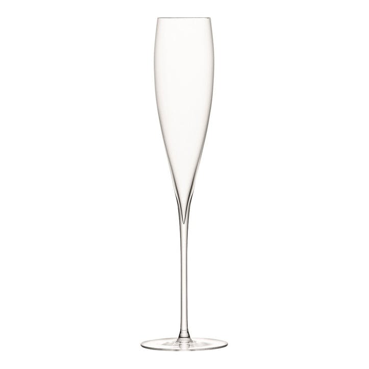 LSA Savoy Champagne Flute, Set of 2, Clear