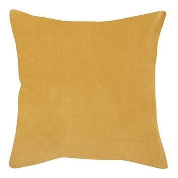 Cushion, 45 x 45cm, Vivaraise, Elise Velvet, yellow