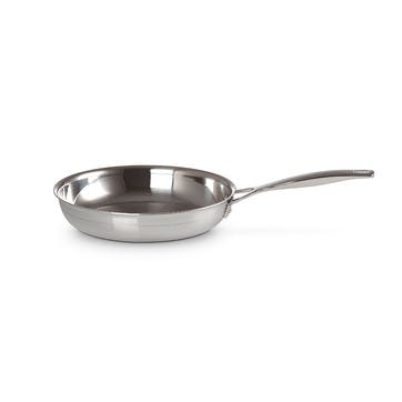 Classic 3-ply  Uncoated Frying Pan, 24cm, Stainless Steel