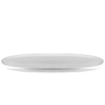 Itsumo Serving Platter, W36 x L25cm, White