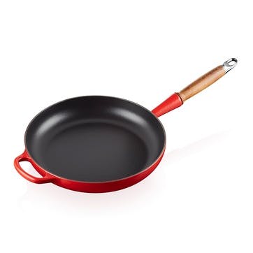 Signature Cast Iron 28cm Frying Pan,Cerise