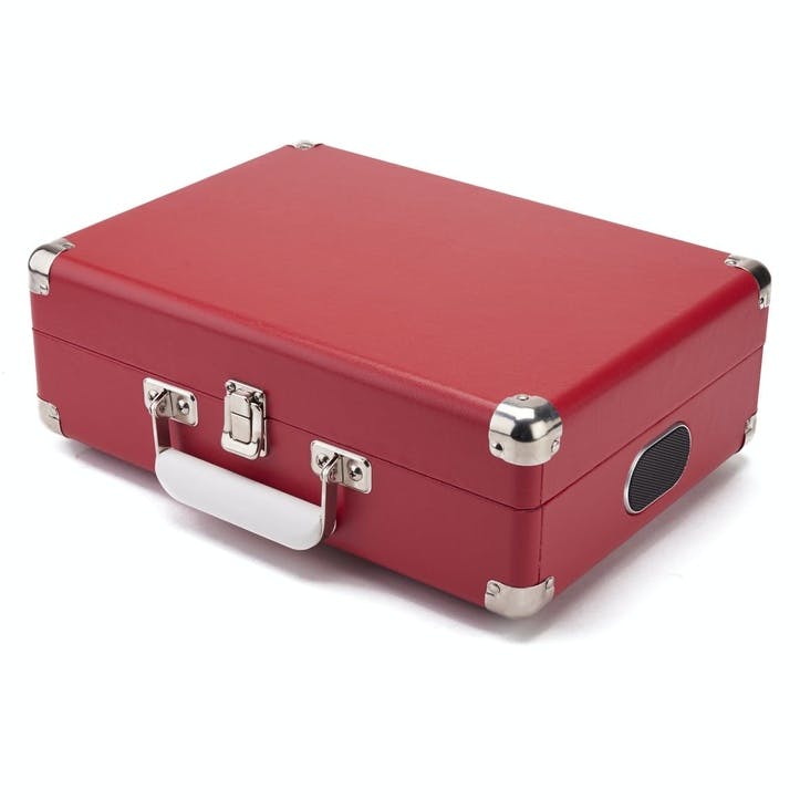 Attaché Case Turntable; Pillar-Box Red