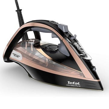 Ultimate Pure Steam Iron, Black & Rose Gold