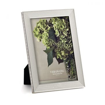 With Love Nouveau Photo Frame 4 x 6", Silver Plate