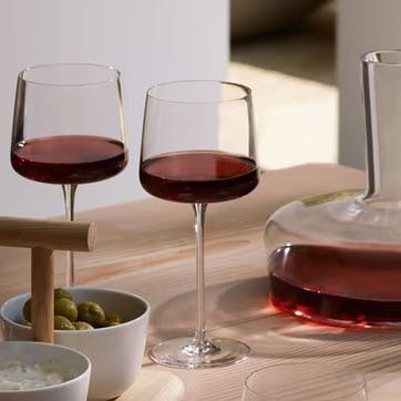 Metropolitan Set of 4 Wine Glasses 350ml, Clear