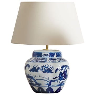 Kraakware Ceramic Table Lamp