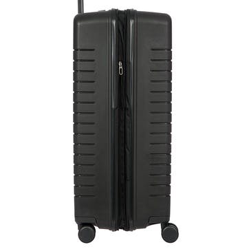 Ulisse expandable trolley suitcase 79cm, Black