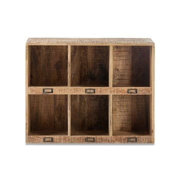 Makua Wooden Locker Shelf, Large