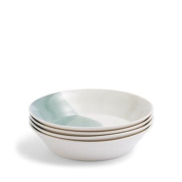 Signature 1815 Set of 4 Pasta Bowls D23cm, Green