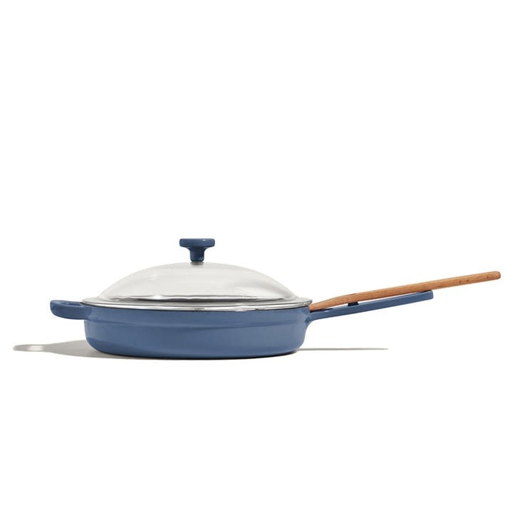 Cast Iron Always Pan, Blue Salt