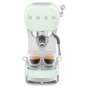 50's Style Espresso Coffee Machine, Pastel Green