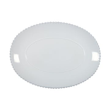 Oval Platter, 40cm, Costa Nova, Pearl, white