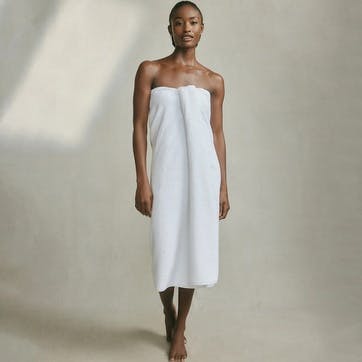 Super Soft Ecoloom Bath Towel, 70 x 125cm, White