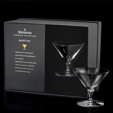 Elegance Martini Glass, Set of 2