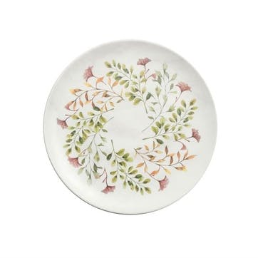 Mediterranean Garden Melamine Side Plate D22cm, Green