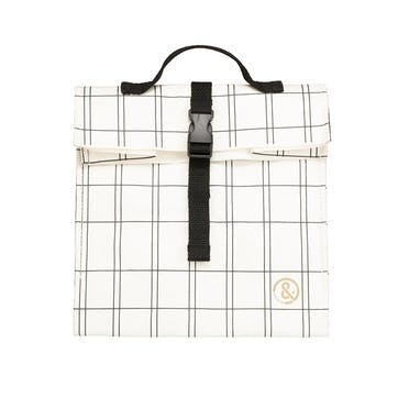 Cooler Lunch Bag - Grid L24cm X W24cm, Multi