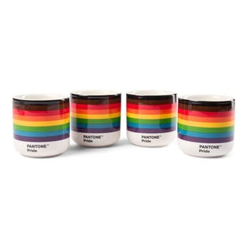 Set of 4 Cortado Thermo Cups 190ml, Pride
