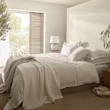 Colville King Bedspread , White