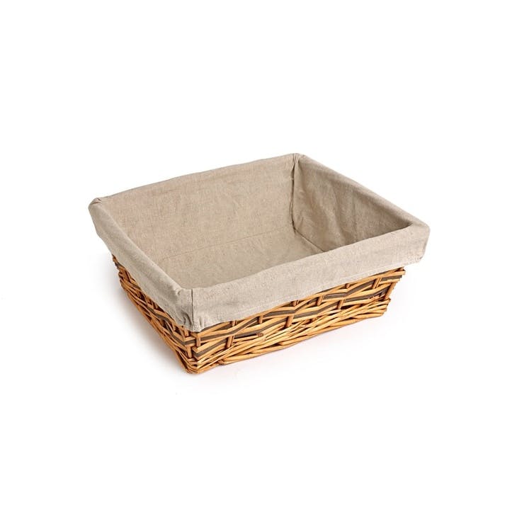 Two-Tone Lined Basket - Small