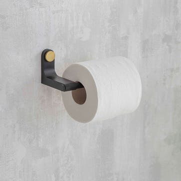 Adelphi Toilet Roll Holder, Black