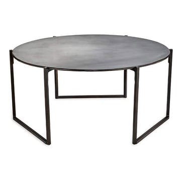 Batang Iron Side Table  H42 x D90cm, Black