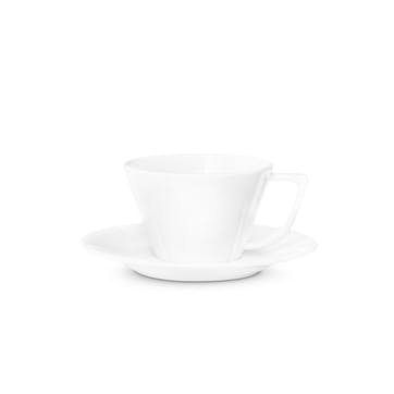 Tea Cup & Saucer, 280ml, White