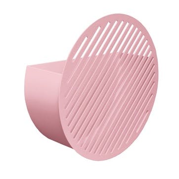 Diagonal, Large Wall Basket, Pink