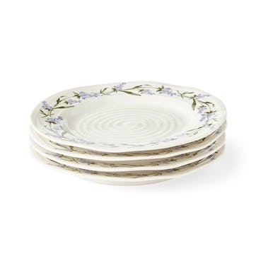 Lavendula Set of 4 Plates D20.5cm, Multi