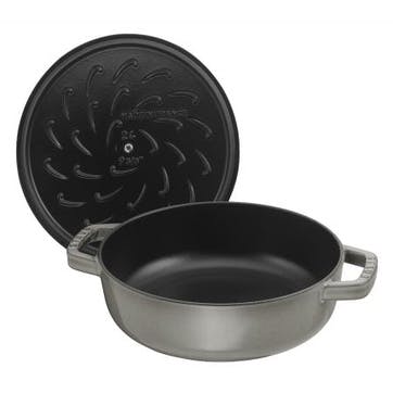 Cast Iron Multi-Purpose Sauté Pan, Graphite Grey