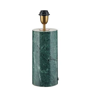 Kiorini Table Lamp Base H35cm, Green Marble