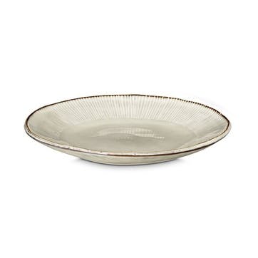 Malia Side Plate D22.5cm, Cream