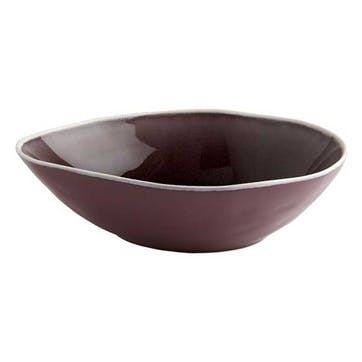 Vie Naturelle Soup/Cereal/Pasta Bowl, W20.2cm x D16.5cm, Aubergine