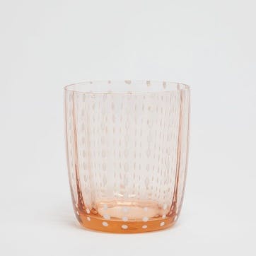 Speckled Set of 4 Tumblers, 365ml, Rose