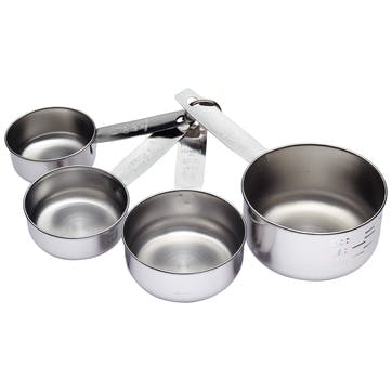 Stainless Steel 4 Piece Measuring Cup Set