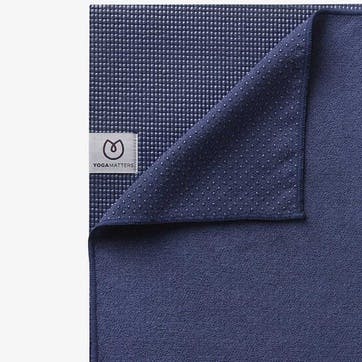 The Grippy Yoga Mat Towel, Navy Blue