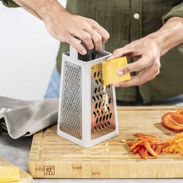 Z-Cut Tower Grater, Grey