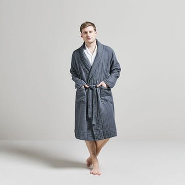 The Dream Cotton Robe Extra Small, Ink