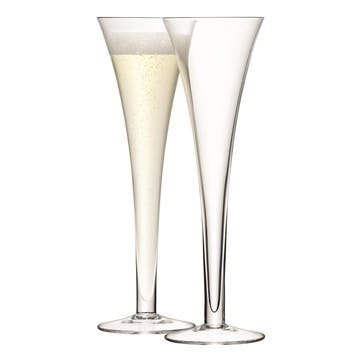 LSA Bar Champagne Flute, 200ml, Set of 2
