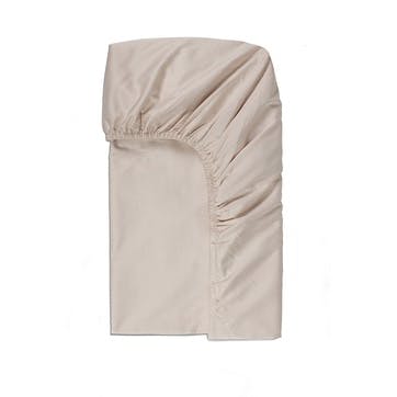 Perfect Percale  Fitted Sheet Superking, Dusky Pink