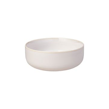 Crafted Cotton Bowl D16cm, White