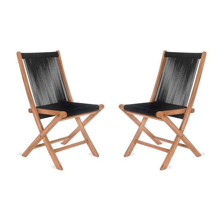 Carrick Pair of Chairs, Black