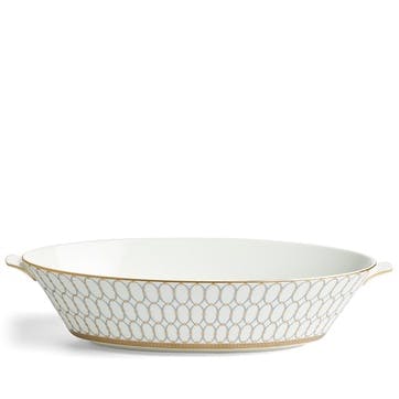 Renaissance Grey Serving Bowl  17 x 34cm