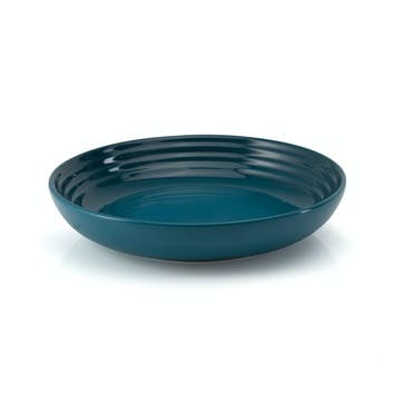 Stoneware Pasta Bowl, 22cm, Deep Teal