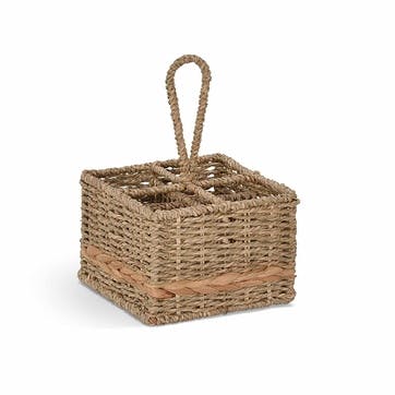 Bayford Woven Cutlery Caddy, Natural