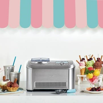 Ice cream maker, 1 litre, Sage, The Smart, stainless steel