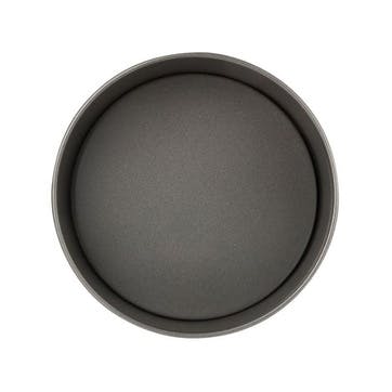 Loose Base Round Deep Cake Pan, 18cm, Grey