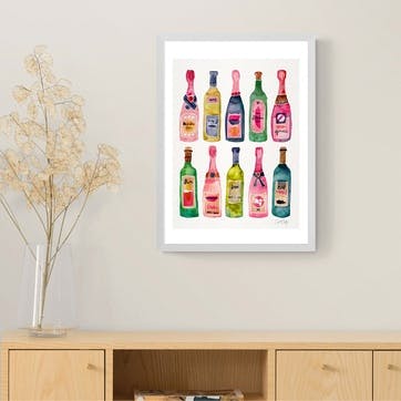 Cat Coquillette, Champagne Framed Art Print