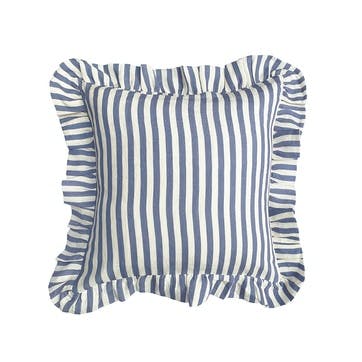 Candy Stripe Cushion 45 x 45cm, Blue