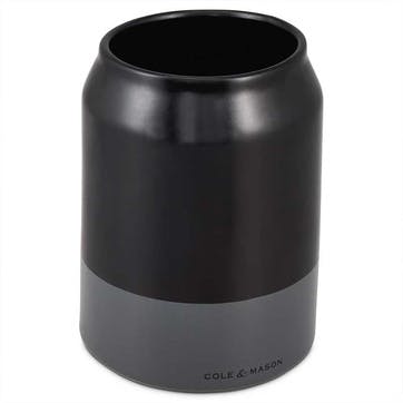Ceramic Utensil Pot, Grey